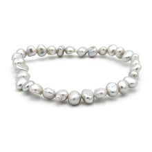 Carica l'immagine nel visualizzatore di Gallery, Perle di fiume, grigie, irregolari, 6 mm