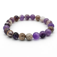 Carica l'immagine nel visualizzatore di Gallery, Bracciale unisex Ametista 8 mm lisci