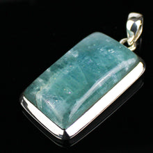 Carica l'immagine nel visualizzatore di Gallery, Ciondolo acquamarina e argento 925-18 gr