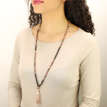 Carica l'immagine nel visualizzatore di Gallery, Mala Rodonite e ossidiana gold