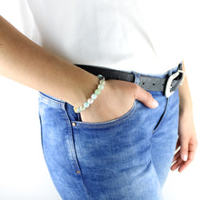 Carica l'immagine nel visualizzatore di Gallery, Bracciale unisex Amazzonite 8 mm sfaccettati