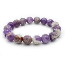 Carica l'immagine nel visualizzatore di Gallery, Bracciale unisex Ametista 10 mm lisci