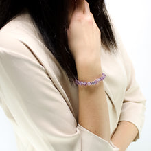 Carica l'immagine nel visualizzatore di Gallery, Bracciale unisex 8 mm Super seven e argento 925