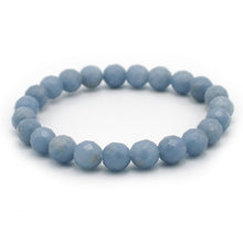 Carica l'immagine nel visualizzatore di Gallery, Bracciale unisex Angelite 8 mm sfaccettati