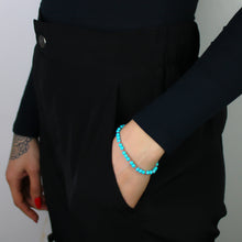 Carica l'immagine nel visualizzatore di Gallery, Bracciale unisex howlite 4 mm lisci