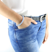 Carica l'immagine nel visualizzatore di Gallery, Bracciale unisex Angelite 8 mm sfaccettati