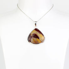 Carica l'immagine nel visualizzatore di Gallery, Ciondolo mokaite e argento 925-16 gr