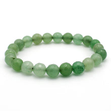 Carica l'immagine nel visualizzatore di Gallery, Bracciale unisex Avventurina 8 mm sfaccettati