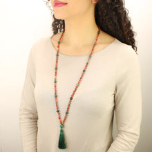 Carica l'immagine nel visualizzatore di Gallery, Mala Agata di fuoco e agata muschiata