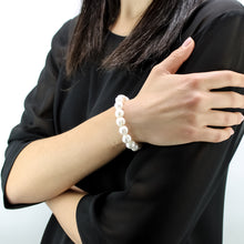 Carica l'immagine nel visualizzatore di Gallery, Perle di fiume, bianche, tonde, 10 mm