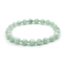 Carica l'immagine nel visualizzatore di Gallery, Bracciale unisex Angelite verde 6 mm lisci