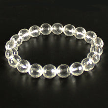 Carica l'immagine nel visualizzatore di Gallery, Bracciale unisex Cristallo di rocca 10 mm sfaccettati