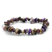 Carica l'immagine nel visualizzatore di Gallery, Bracciale donna chips charoite