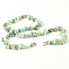 Carica l'immagine nel visualizzatore di Gallery, Collana girocollo chips larimar