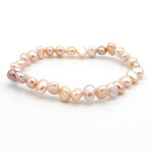 Carica l'immagine nel visualizzatore di Gallery, Perle di fiume, irregolari, rosa, 6 mm