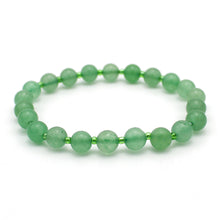 Carica l'immagine nel visualizzatore di Gallery, Bracciale unisex Avventurina 6 mm lisci