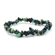 Carica l'immagine nel visualizzatore di Gallery, Bracciale donna chips crisocolla