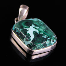 Carica l'immagine nel visualizzatore di Gallery, Ciondolo malacolla e argento 925-9 gr