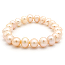 Carica l'immagine nel visualizzatore di Gallery, Perle di fiume, salmone, semi tonde, 10 mm