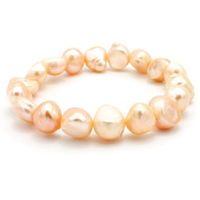 Carica l'immagine nel visualizzatore di Gallery, Perle di fiume, salmone, irregolari, 10 mm