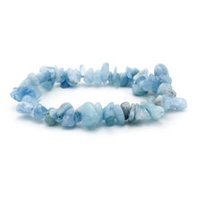 Carica l'immagine nel visualizzatore di Gallery, Bracciale donna chips acquamarina