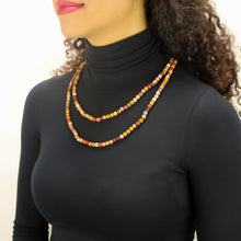 Carica l'immagine nel visualizzatore di Gallery, Collana lunga mokaite 6 mm sfaccettate