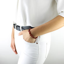 Carica l'immagine nel visualizzatore di Gallery, Bracciale donna chips diaspro rosso