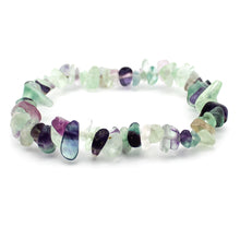 Carica l'immagine nel visualizzatore di Gallery, Bracciale donna chips fluorite