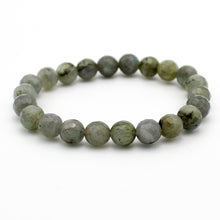 Carica l'immagine nel visualizzatore di Gallery, Bracciale unisex Labradorite 8 mm sfaccettati