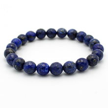 Carica l'immagine nel visualizzatore di Gallery, Bracciale unisex Lapislazzuli 8 mm sfaccettati