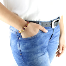 Carica l'immagine nel visualizzatore di Gallery, Bracciale unisex Mokaite 8 mm sfaccettati