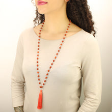 Carica l'immagine nel visualizzatore di Gallery, Mala Cristallo di rocca e semi di rudraksha