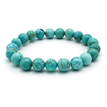 Carica l'immagine nel visualizzatore di Gallery, Bracciale unisex Howlite 8 mm lisci