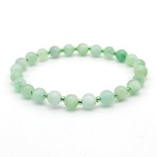 Carica l'immagine nel visualizzatore di Gallery, Bracciale unisex Giada di burma 6 mm lisci