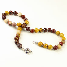 Carica l'immagine nel visualizzatore di Gallery, Collana girocollo mokaite 10 mm sfaccettati