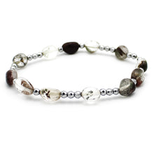 Carica l'immagine nel visualizzatore di Gallery, Bracciale donna ematite e lodolite