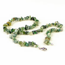 Carica l'immagine nel visualizzatore di Gallery, Collana girocollo chips agata muschiata