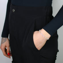 Carica l'immagine nel visualizzatore di Gallery, Bracciale unisex morganite 4 mm lisci