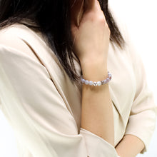 Carica l'immagine nel visualizzatore di Gallery, Bracciale unisex 8 mm Agata botswana e argento 925