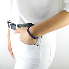 Carica l'immagine nel visualizzatore di Gallery, Bracciale donna chips lapislazzuli