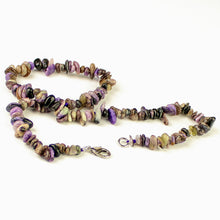 Carica l'immagine nel visualizzatore di Gallery, Collana girocollo chips charoite