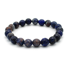 Carica l'immagine nel visualizzatore di Gallery, Bracciale unisex Sodalite 8 mm sfaccettati
