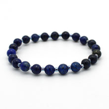 Carica l'immagine nel visualizzatore di Gallery, Bracciali unisex Lapislazzuli 6 mm lisci