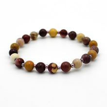 Carica l'immagine nel visualizzatore di Gallery, Bracciale unisex Mokaite 6 mm lisci