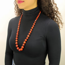 Carica l'immagine nel visualizzatore di Gallery, Collana media diaspro rosso