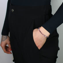 Carica l'immagine nel visualizzatore di Gallery, Bracciale unisex tormalina multicolor 4 mm lisci