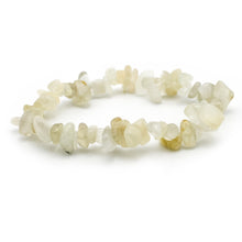 Carica l'immagine nel visualizzatore di Gallery, Bracciale donna chips pietra di luna bianca
