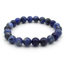 Carica l'immagine nel visualizzatore di Gallery, Bracciale unisex Sodalite 8 mm lisci