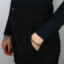 Carica l'immagine nel visualizzatore di Gallery, Bracciale unisex occhio di tigre 4 mm lisci