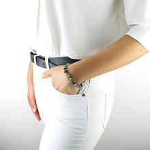 Carica l'immagine nel visualizzatore di Gallery, Bracciale donna chips agata muschiata